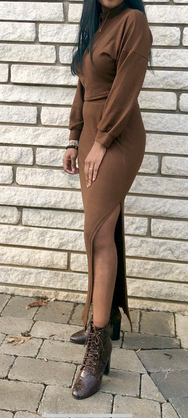 Macchiato top & skirt set